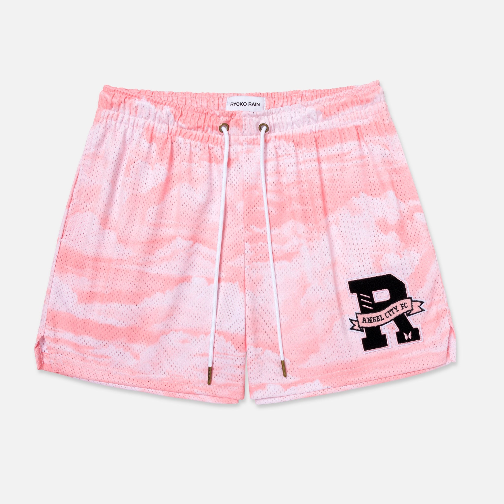 Angel City FC x Ryoko Rain Unisex Sol Rosa Sky Mesh Basketball Shorts