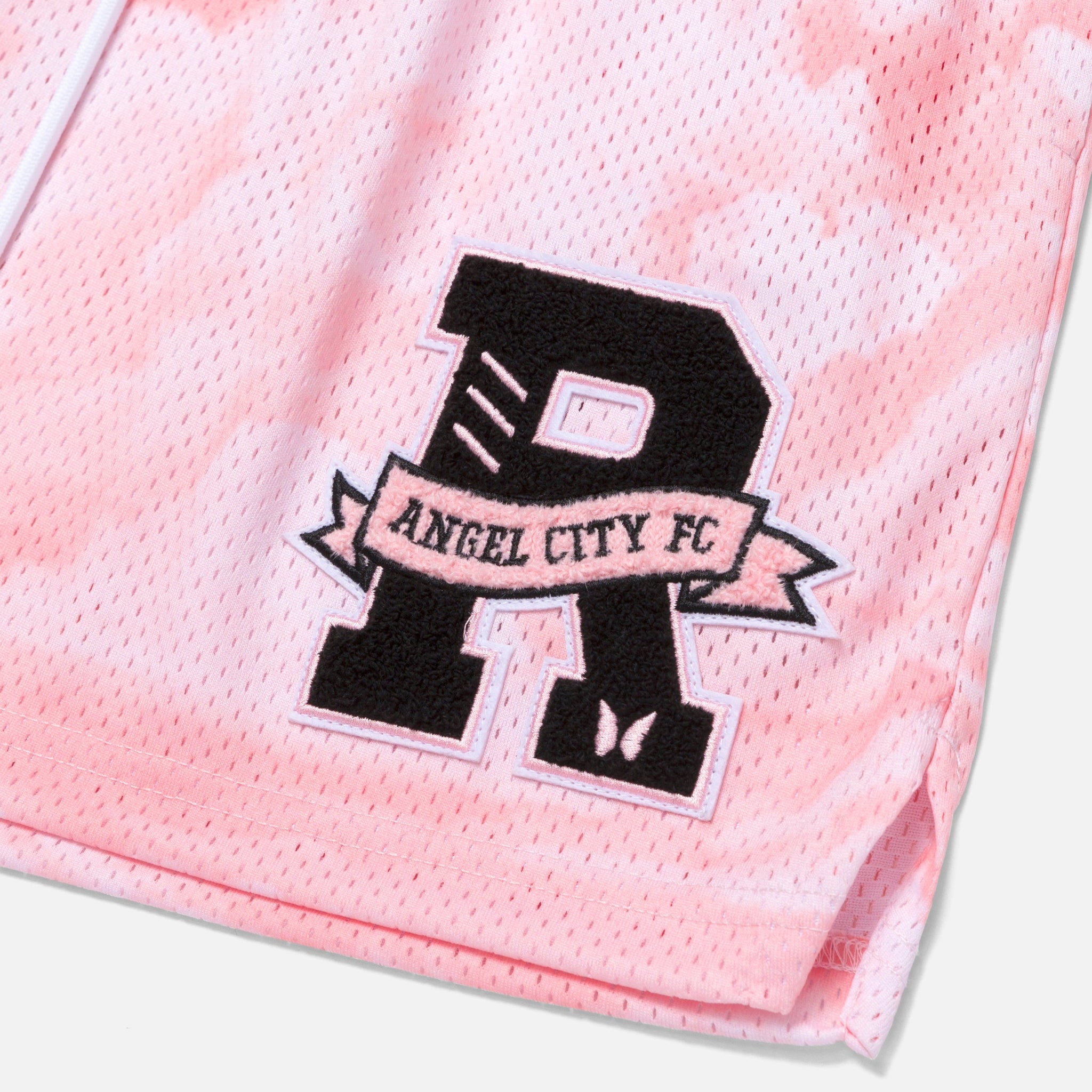 Angel City FC x Ryoko Rain Unisex Sol Rosa Sky Mesh Basketball Shorts