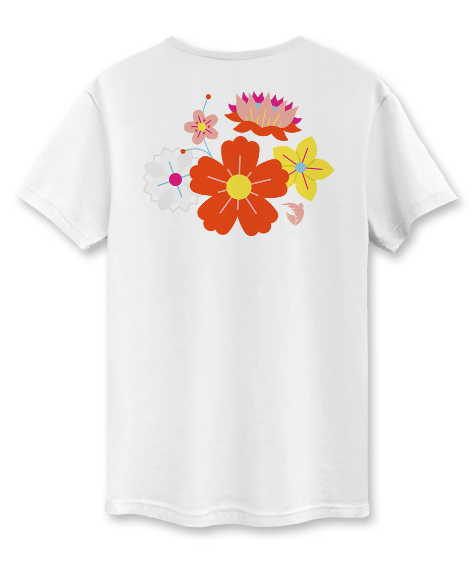 Angel City FC Camiseta unisex de algodón con motivo floral AANHPI