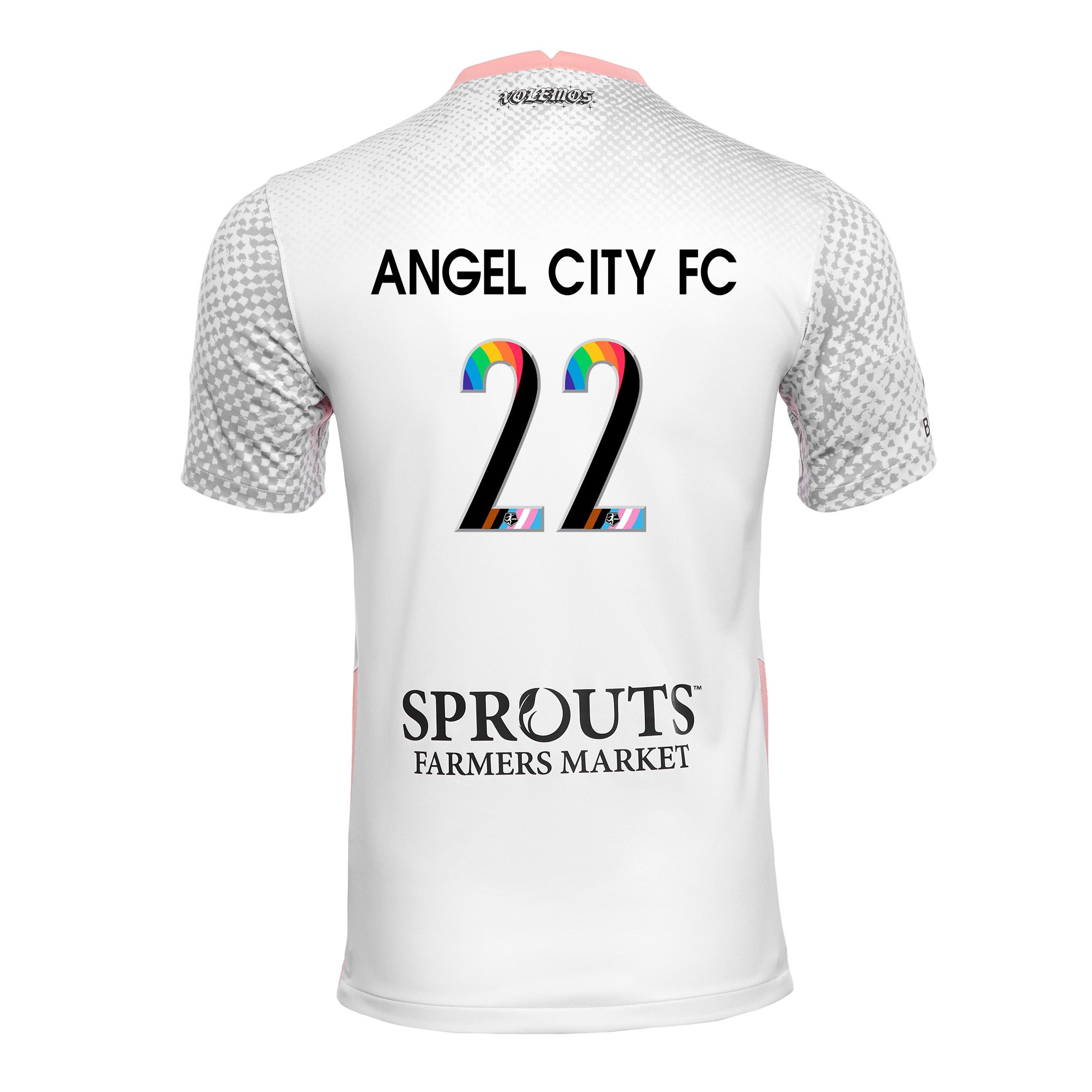 Angel City FC 2023 Pride Youth Nike P22 Represent Jersey