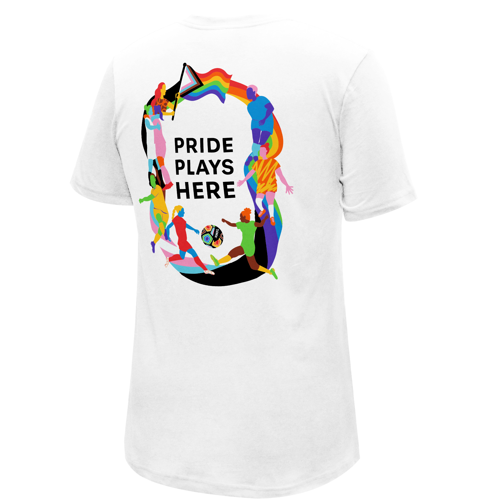 NWSL Unisex Pride Plays Here 2024 Pre-Match T-Shirt