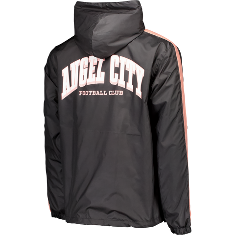 Angel CIty FC Unisex Black Wordmark Windbreaker Jacket