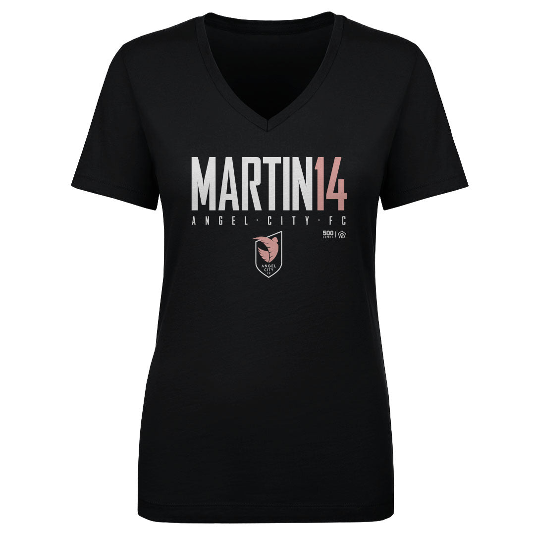 Nealy Martin Angel City FC Women's V-Neck T-Shirt