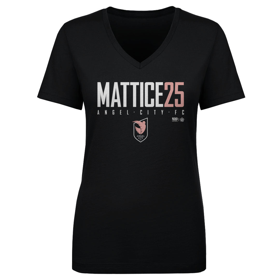Sophia Mattice Angel City FC Women's V-Neck T-Shirt