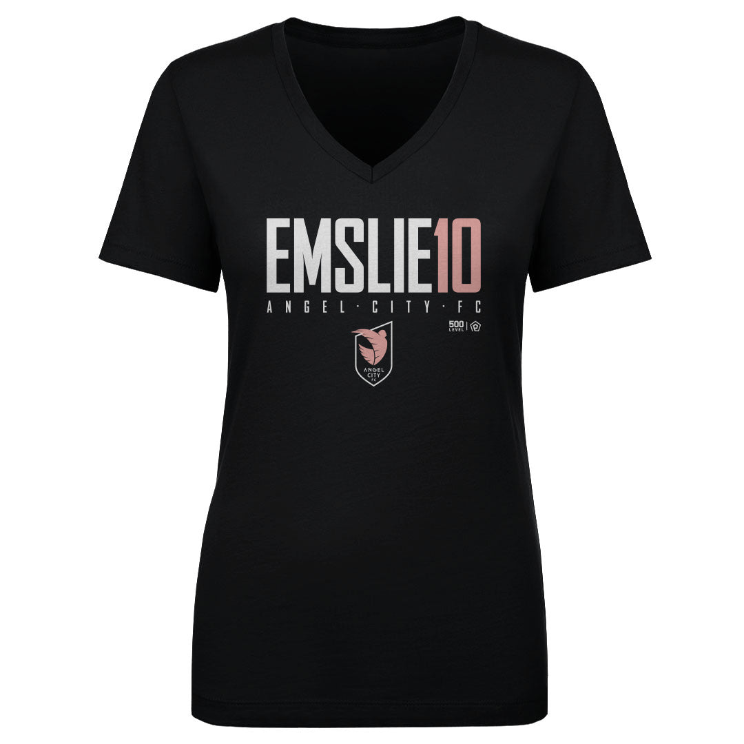 Claire Emslie Angel City FC Women's V-Neck T-Shirt