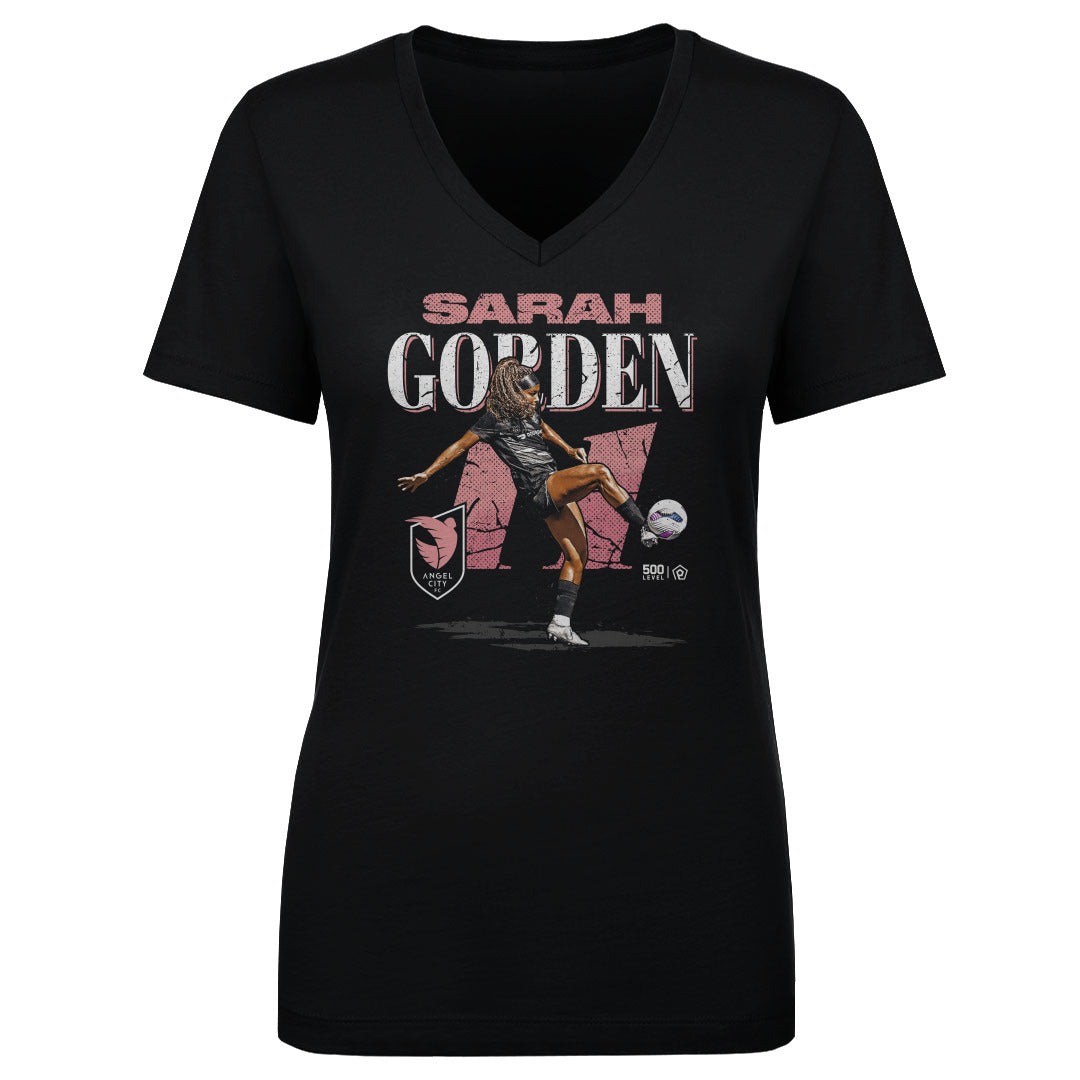 Sarah Gorden Angel City FC Women's V-Neck T-Shirt