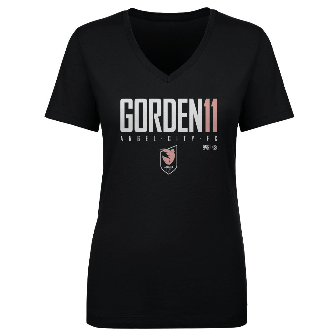 Sarah Gorden Angel City FC Women's V-Neck T-Shirt