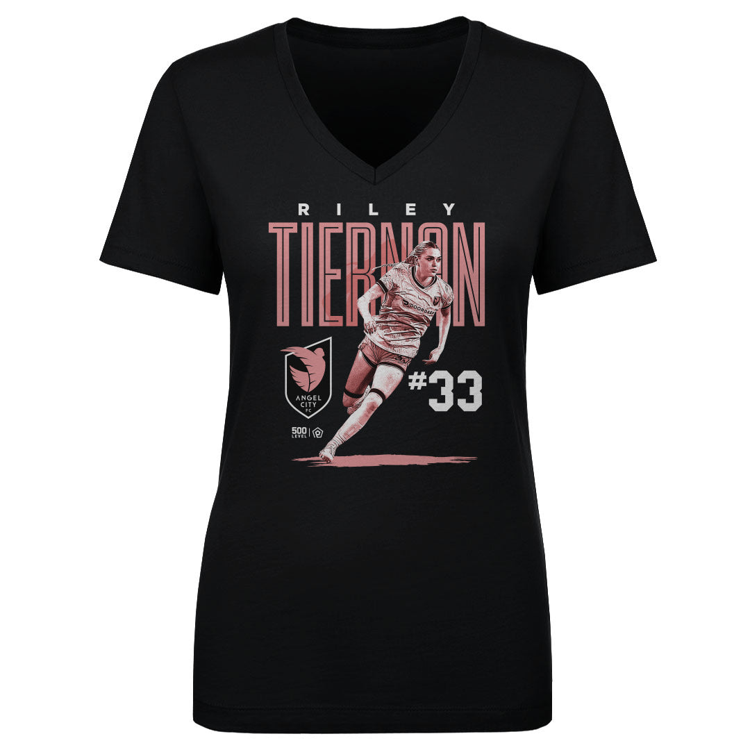 Riley Tiernan Angel City FC Women's V-Neck T-Shirt