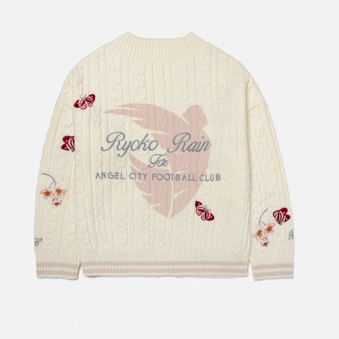 Angel City FC x Ryoko Rain Knit Cardigan