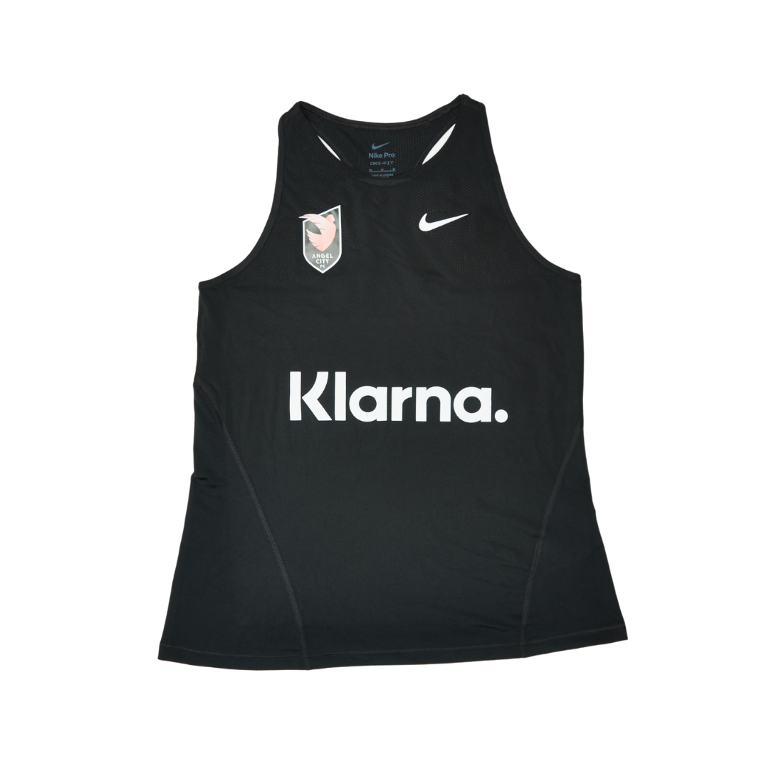 Angel City FC Nike - Camiseta de tirantes de entrenamiento para mujer, color negro Klarna