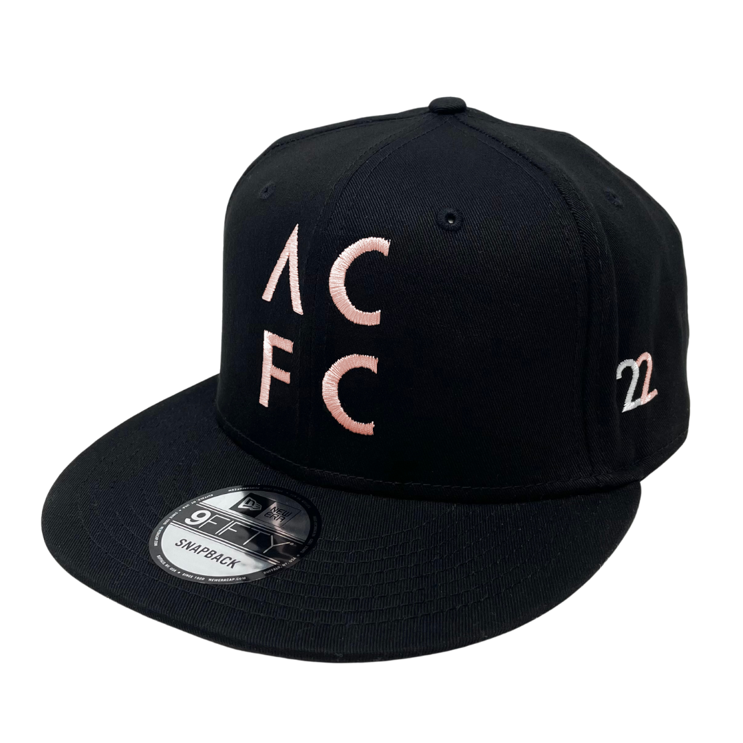 ACFC Unisex P22 Collection Snapback Hat, Black