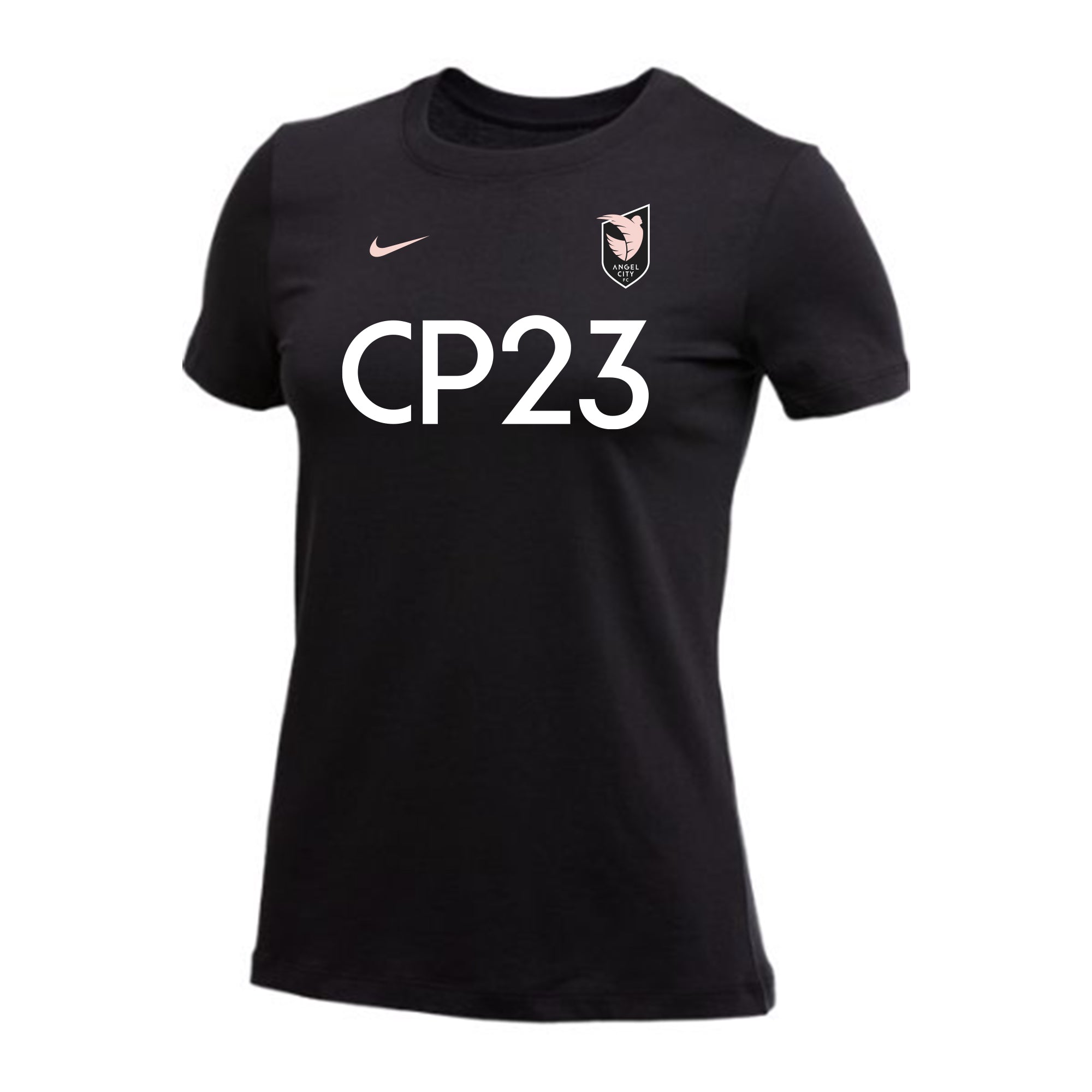 Angel City FC Nike - Camiseta de manga corta para mujer, color negro, CP23