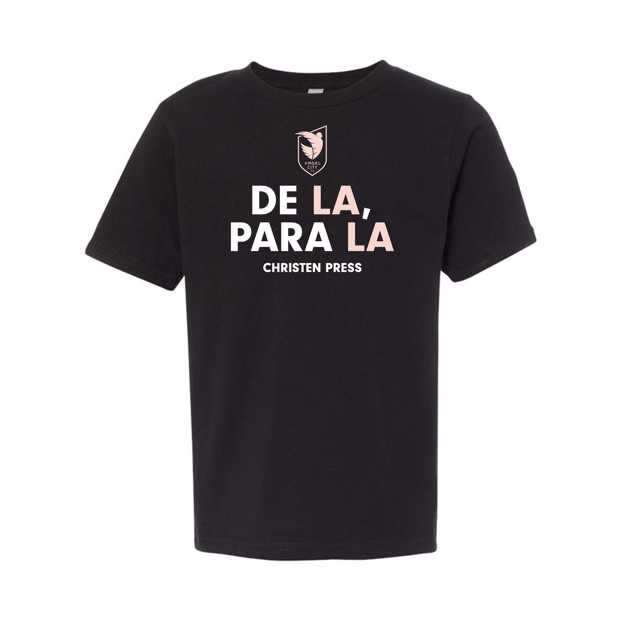Angel City FC Juvenil Christen Press De LA, Para LA Camiseta negra
