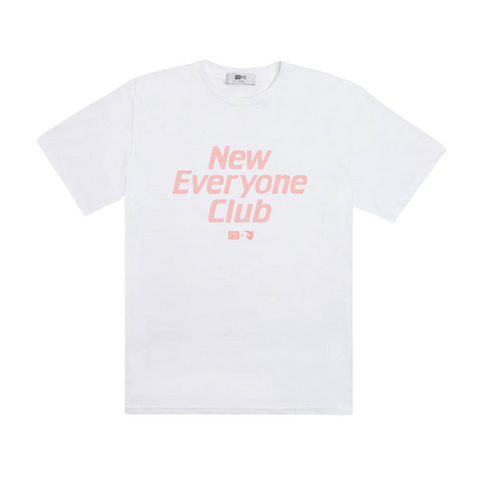 ACFC x re—inc x Klarna Sol Rosa Nueva camiseta con logo de Everyone Club