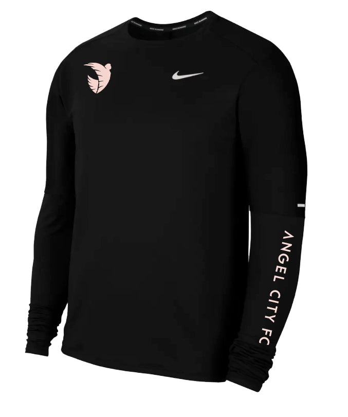 Camiseta de cuello redondo Angel City FC Nike Dri-FIT, unisex, color negro