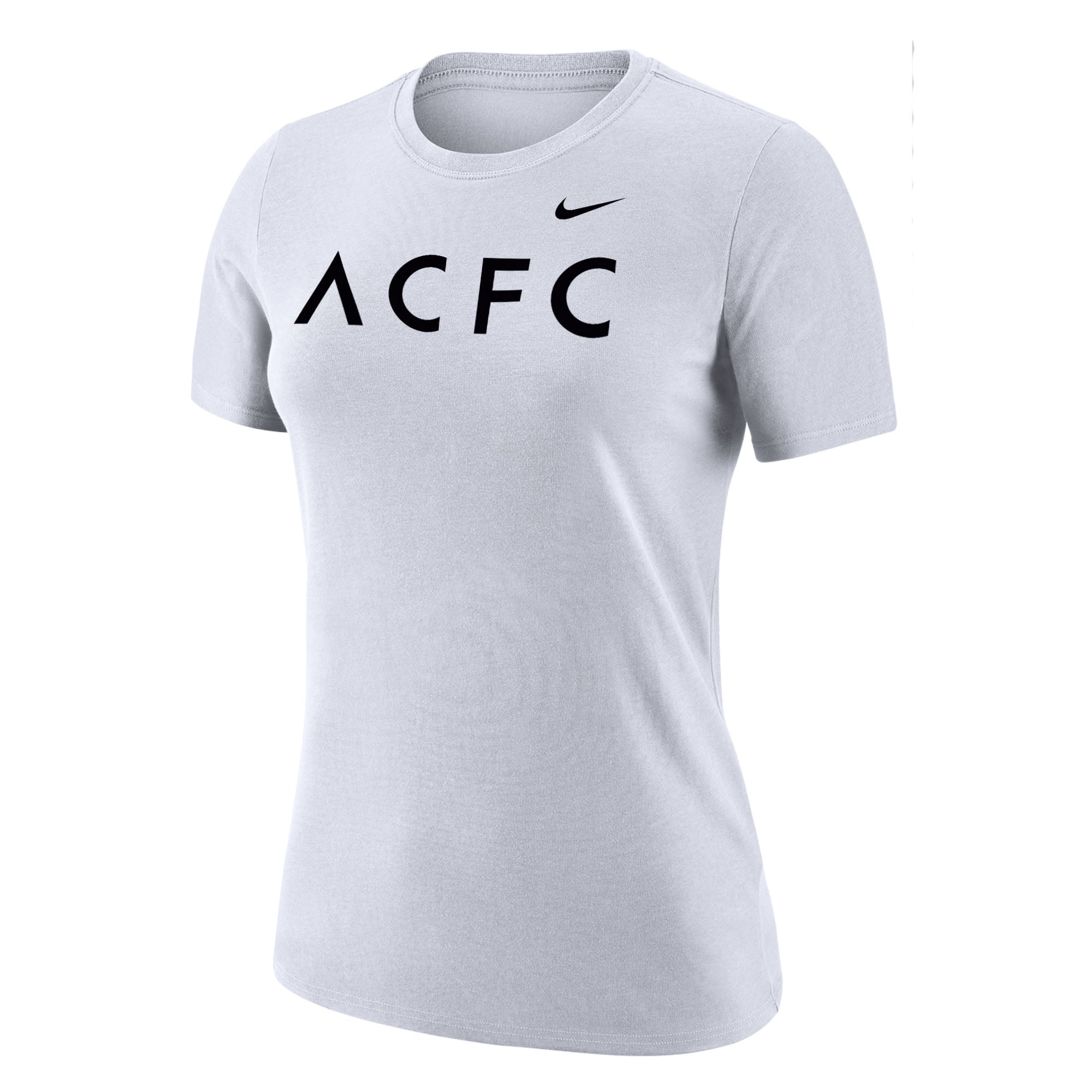 Camiseta blanca de manga corta Nike Dri-FIT ACFC para mujer