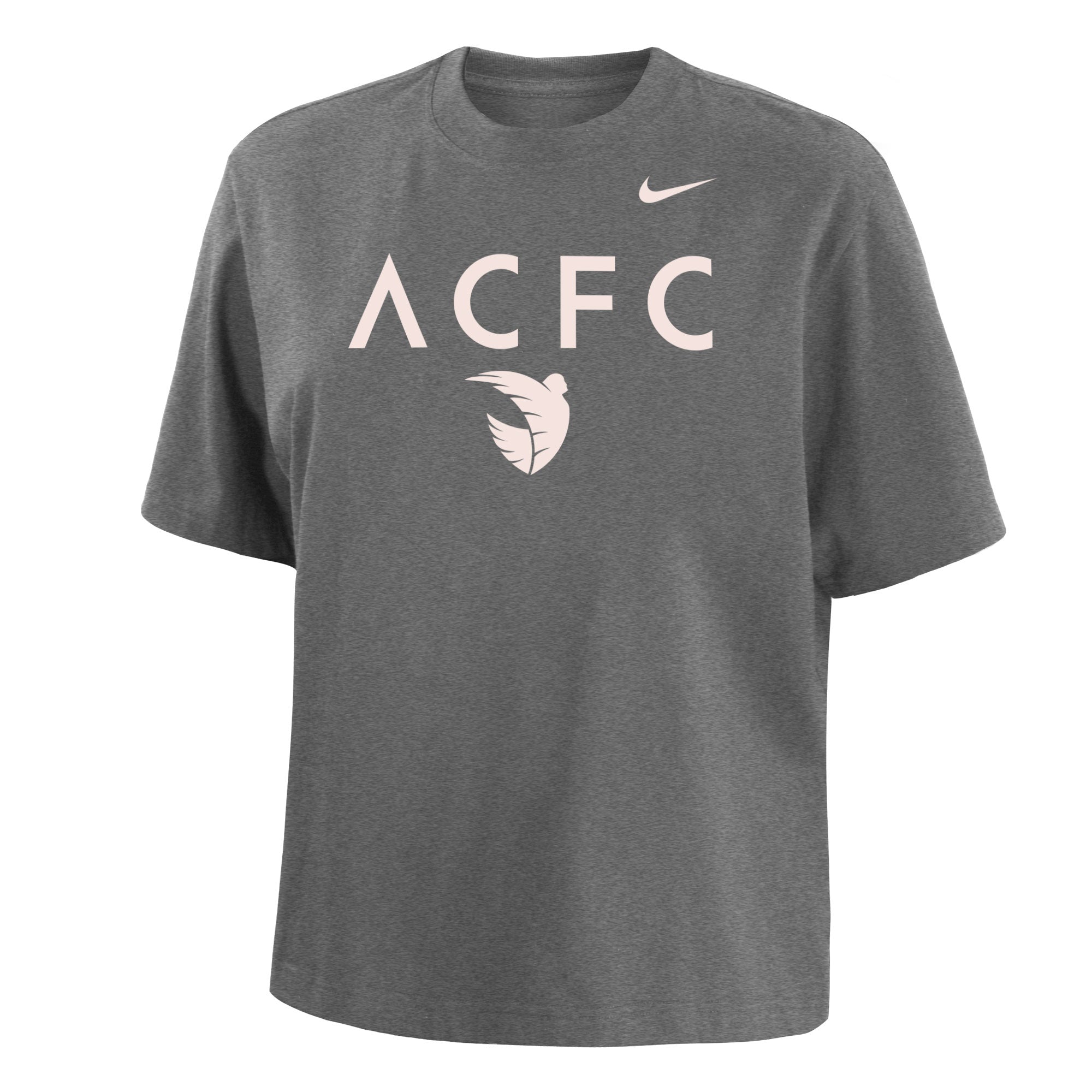 Camiseta Angel City FC Nike Dri-Fit de manga corta gris para mujer
