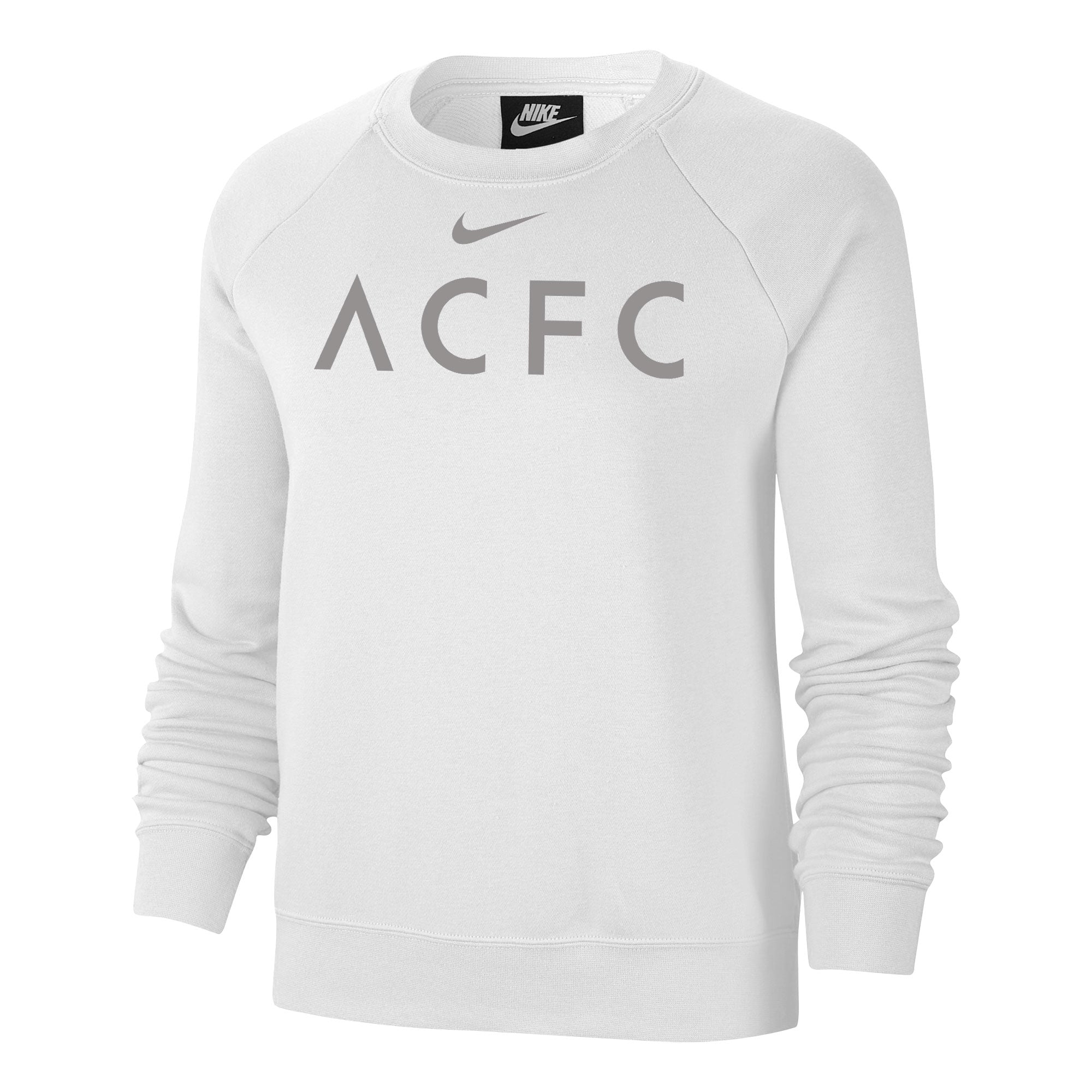 Angel City FC Nike Women's Wordmark White Varsity Crewneck