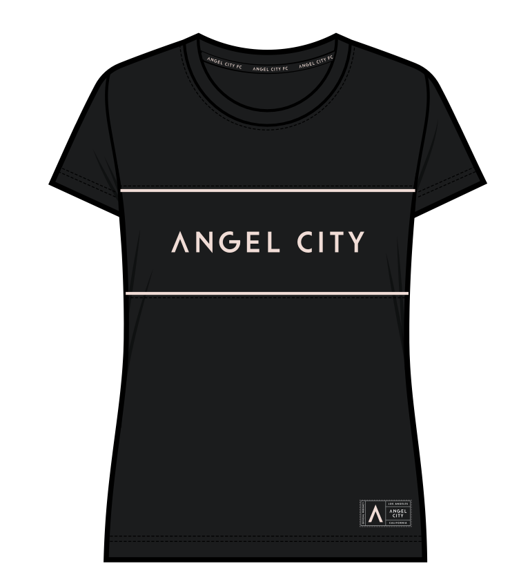 Camiseta de manga corta para mujer Angel City FC Wordmark