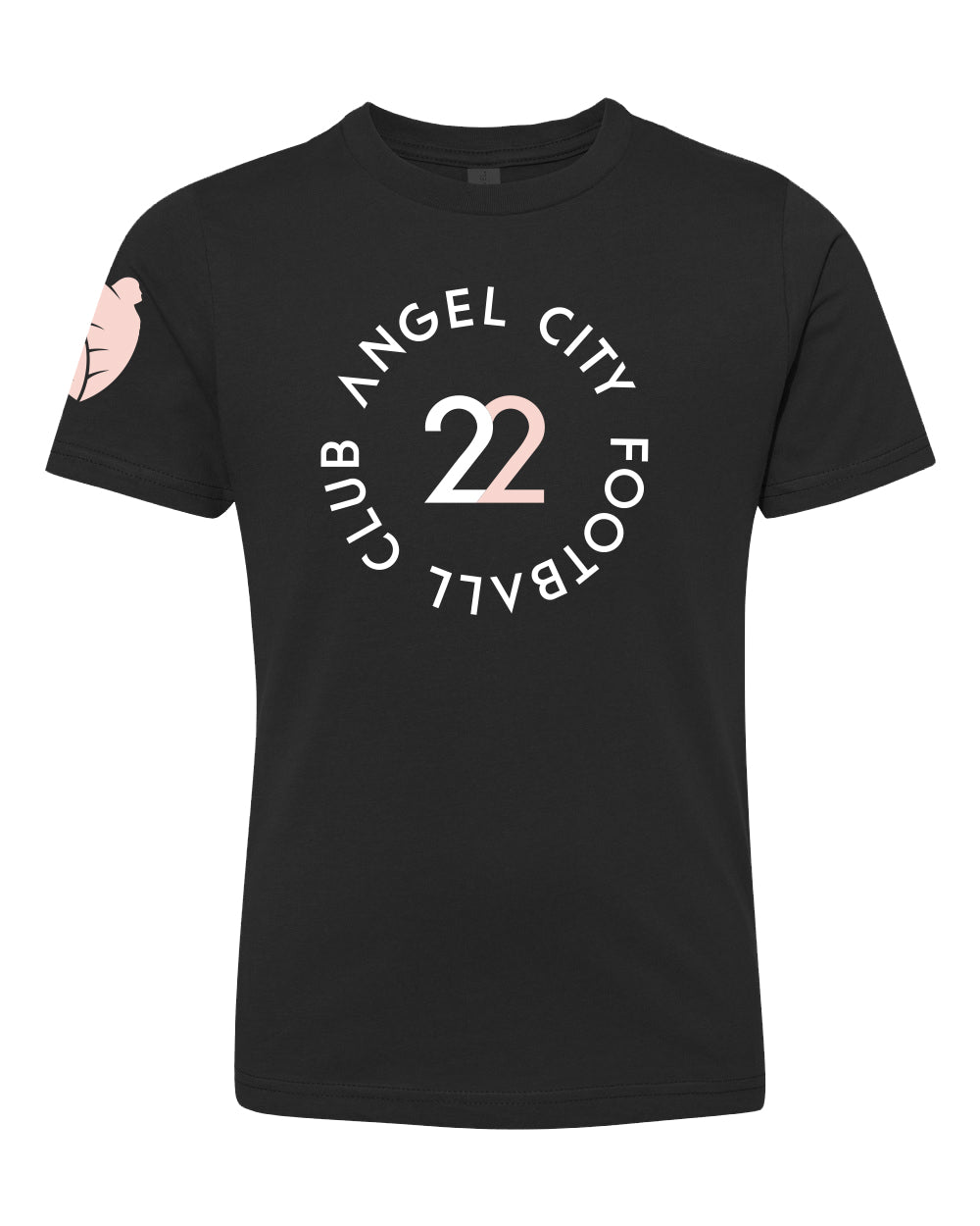 Angel City FC Youth P22 Collection T-Shirt, Black