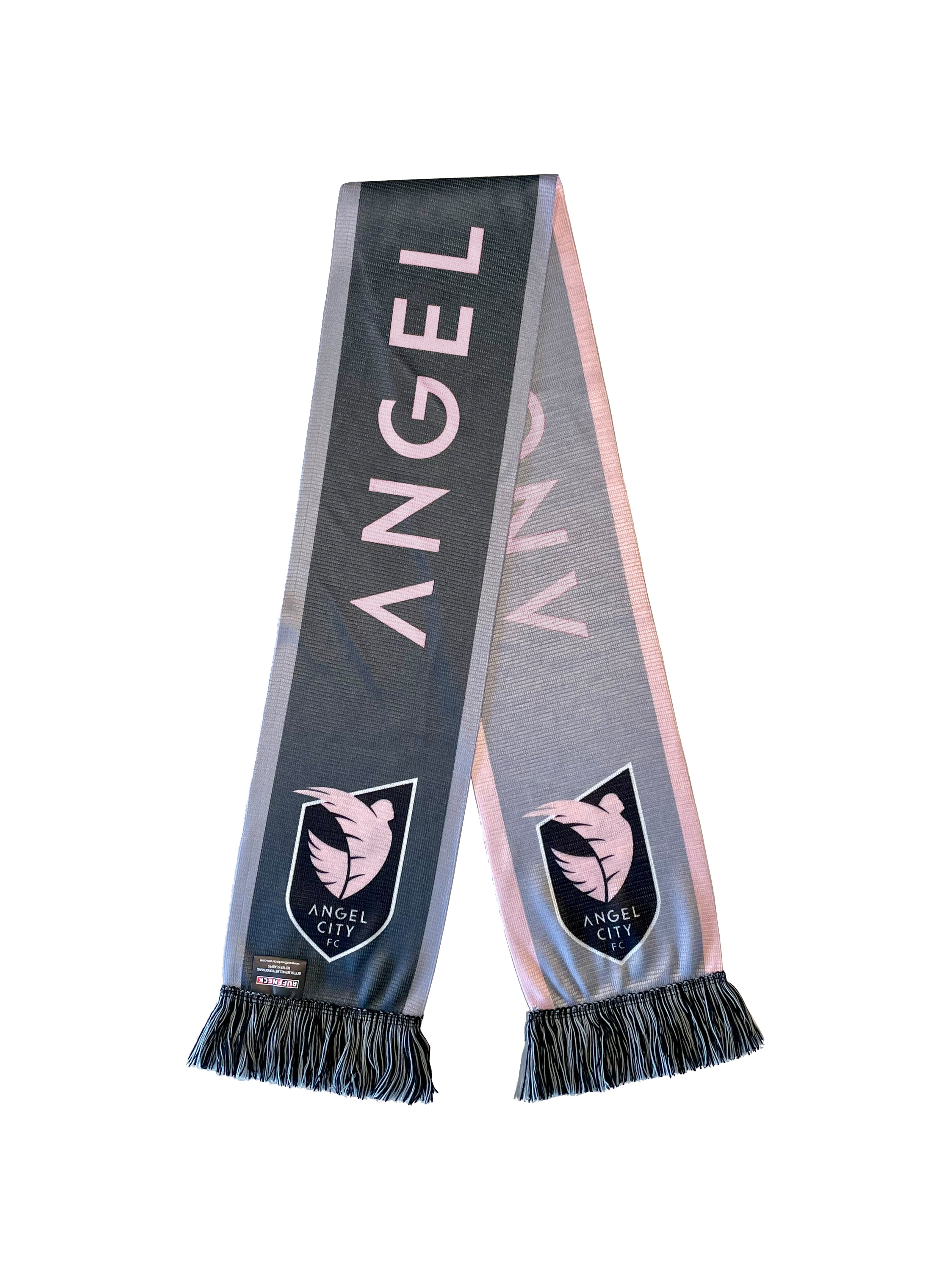 ANGEL CITY FC Inaugural shops Season Ticket Holder DAY ONE Scarf FC Rare Pink Black